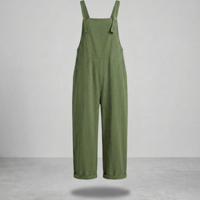 Gardaly Button-Front Casual Overalls Jumpsuit