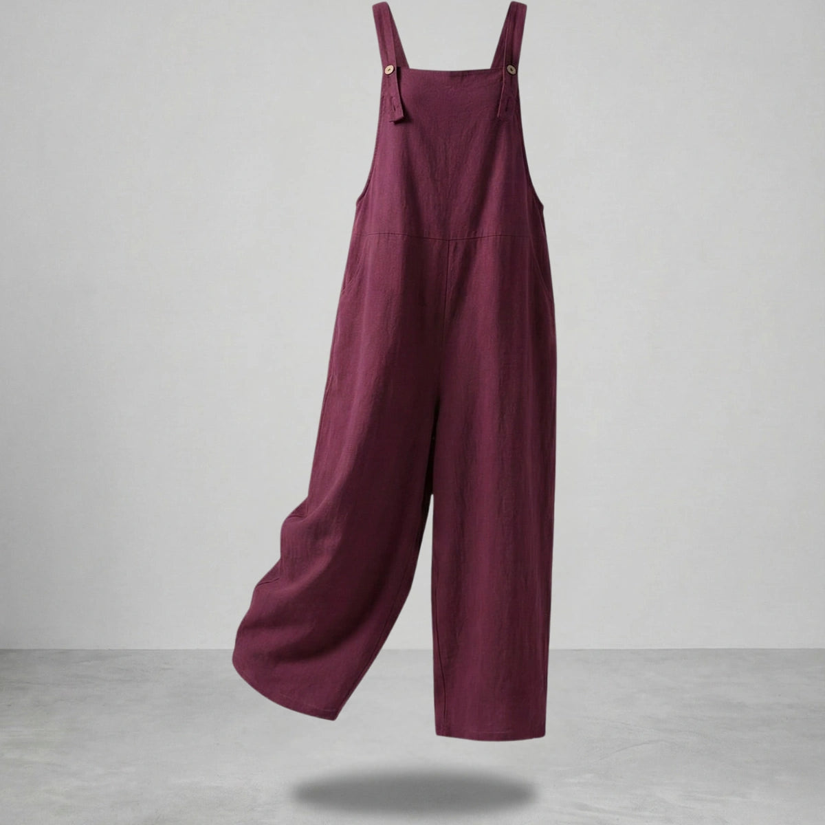 Gardaly Button-Front Casual Overalls Jumpsuit